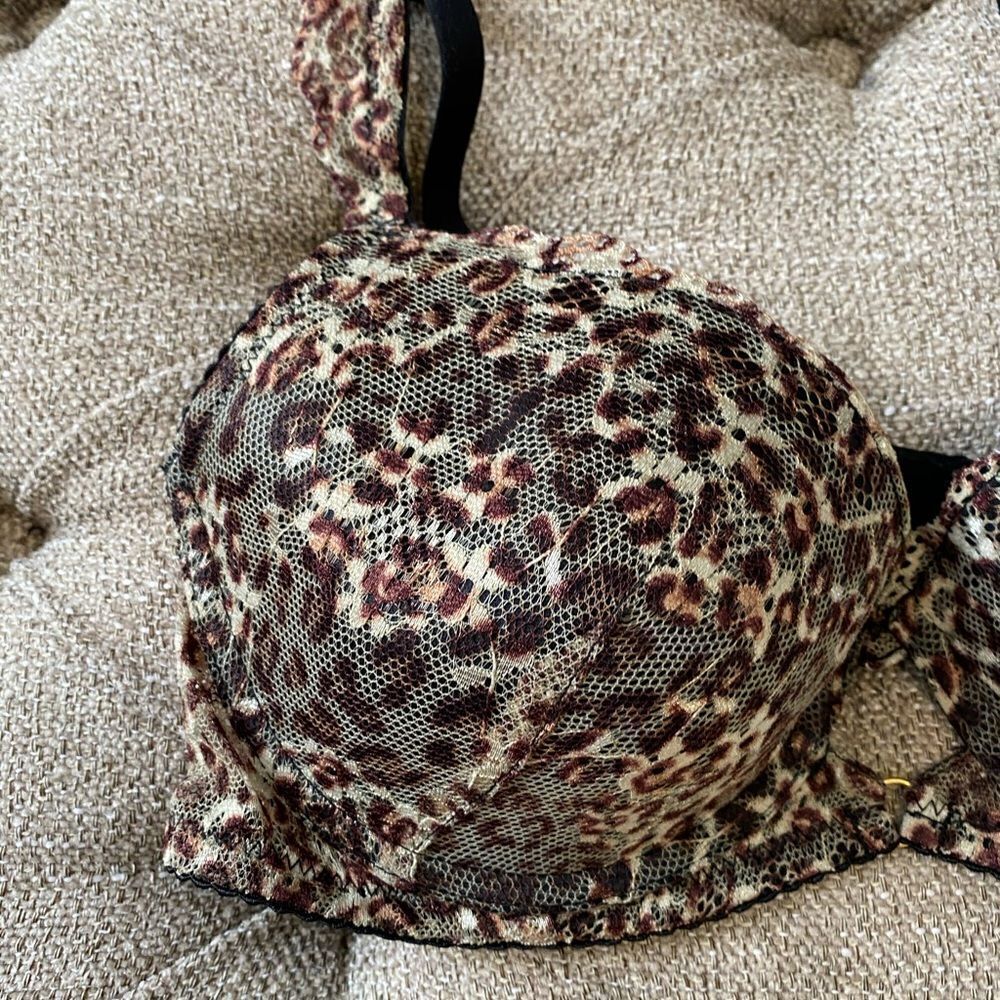‎Sam Edelman Adjustable Cheetah Print Bra - Picture 7 of 10